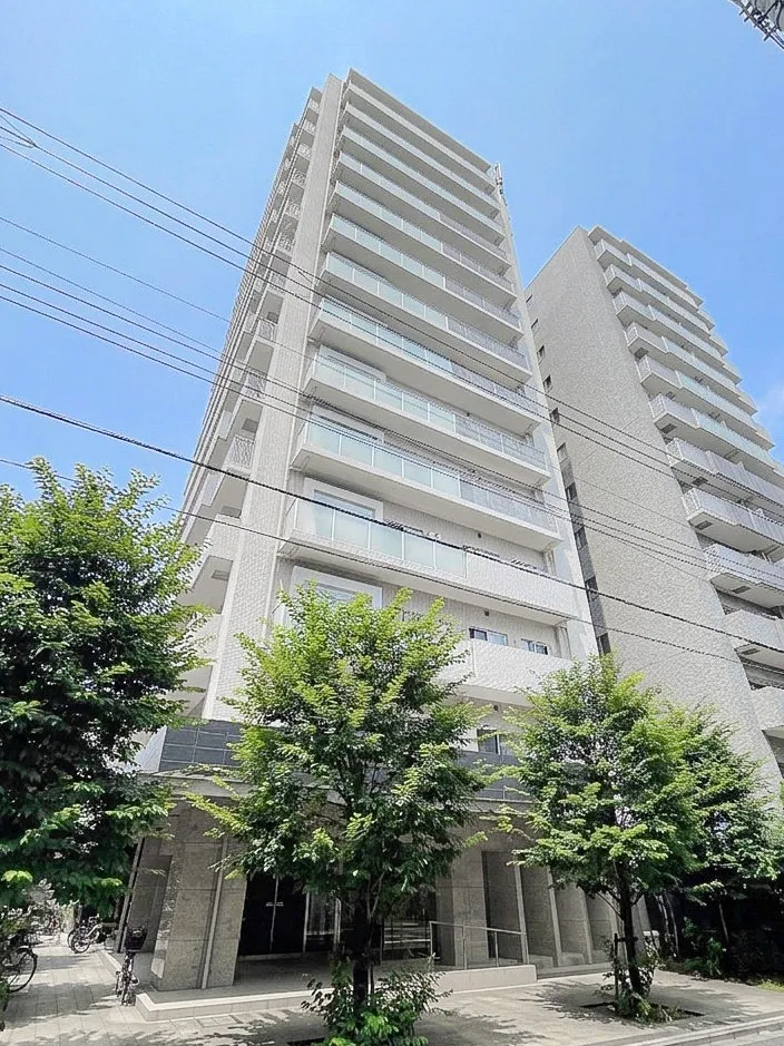 高層マンションの外観